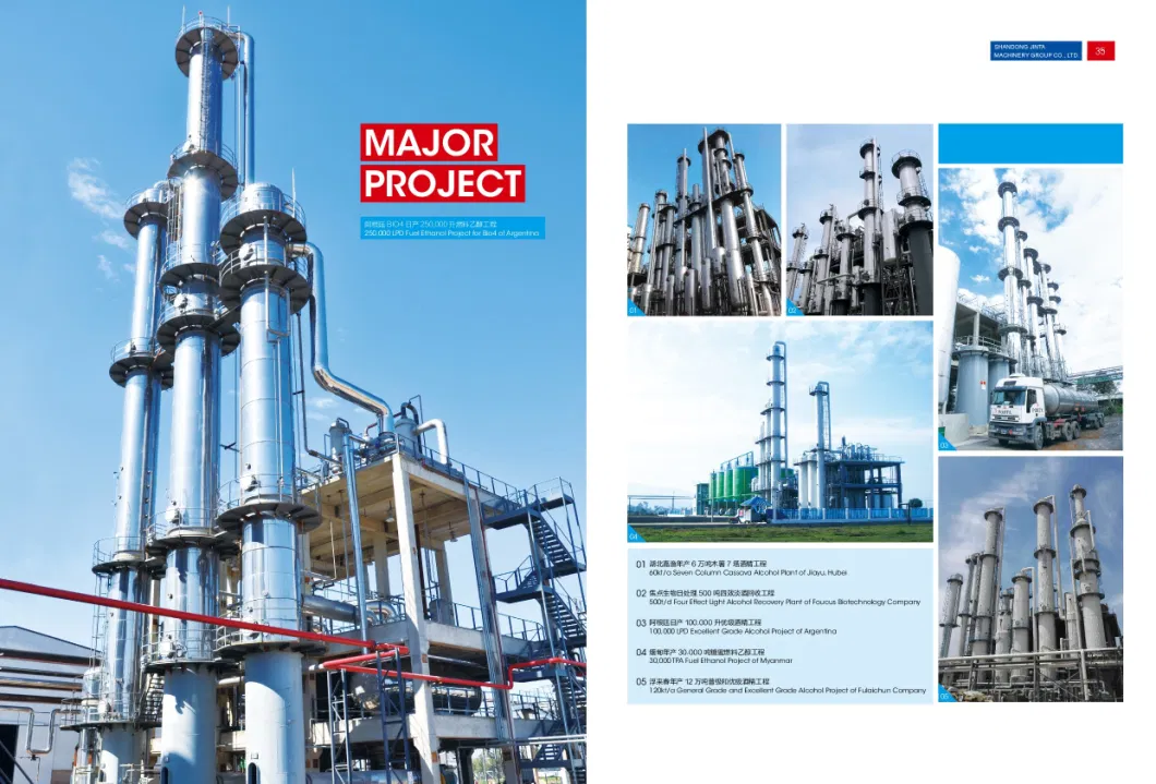 Stainless Steel Drinking Ethanol Distillation Production Project