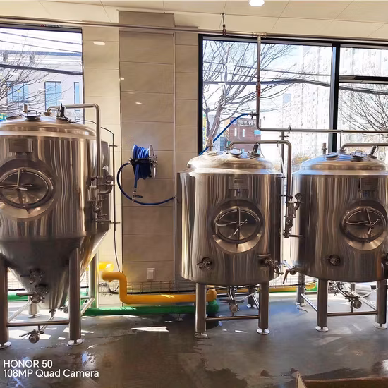 5bbl 10bbl 5hl 10hl Stainless Steel Beer Brewery Equipment Micro Brewing Machine Turnkey Project for Sale
