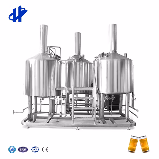 1000L 2000L Stainless Steel Beer Fermentation Equipment Turnkey Project for Brewery System